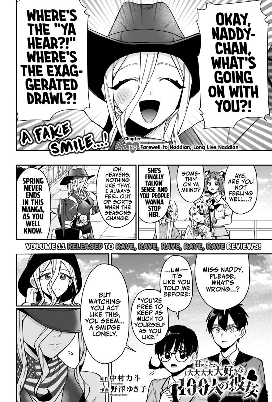 The 100 Girlfriends Who Really, Really, Really, Really, Really Love You - Chapter 118 Page 3
