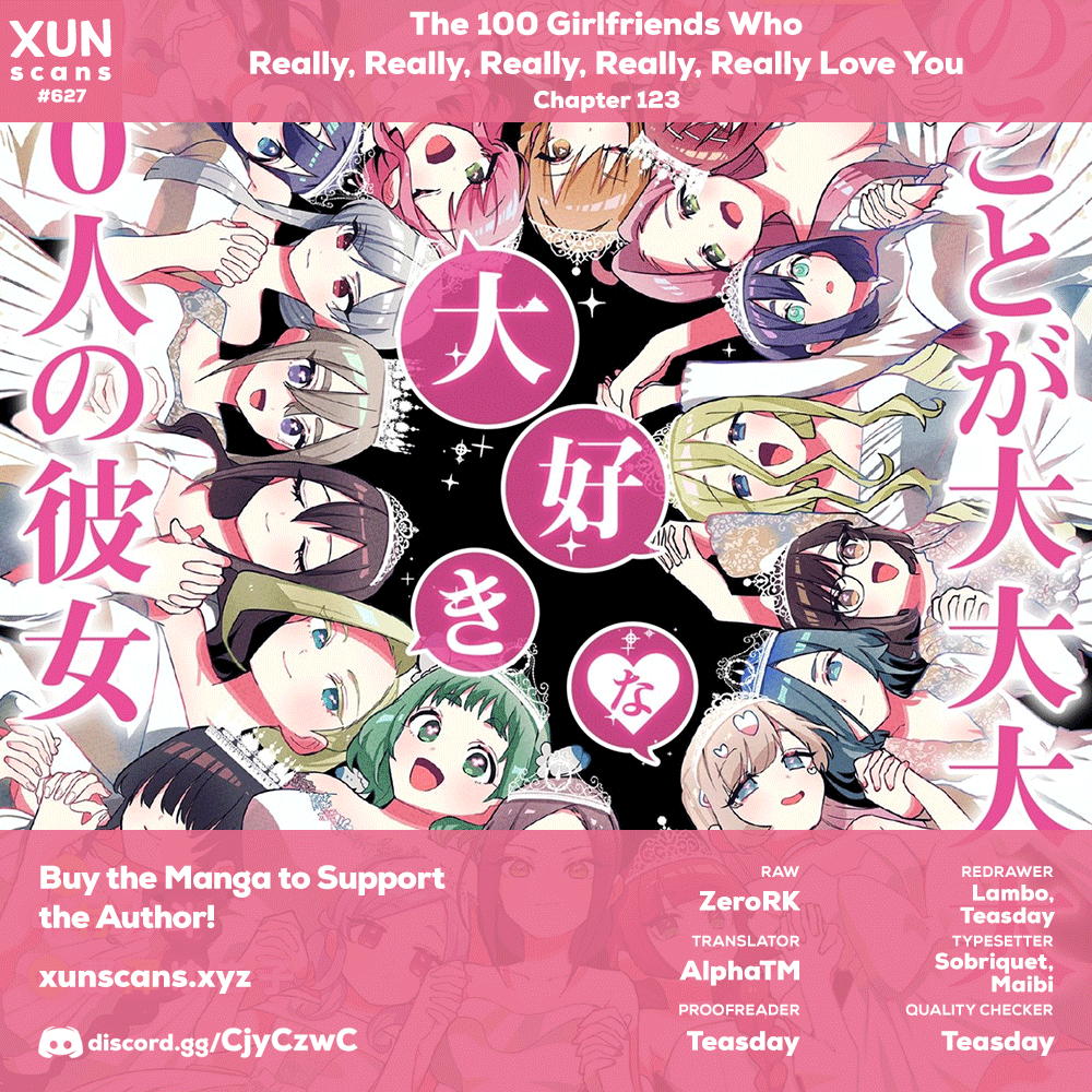 The 100 Girlfriends Who Really, Really, Really, Really, Really Love You - Chapter 123 Page 1