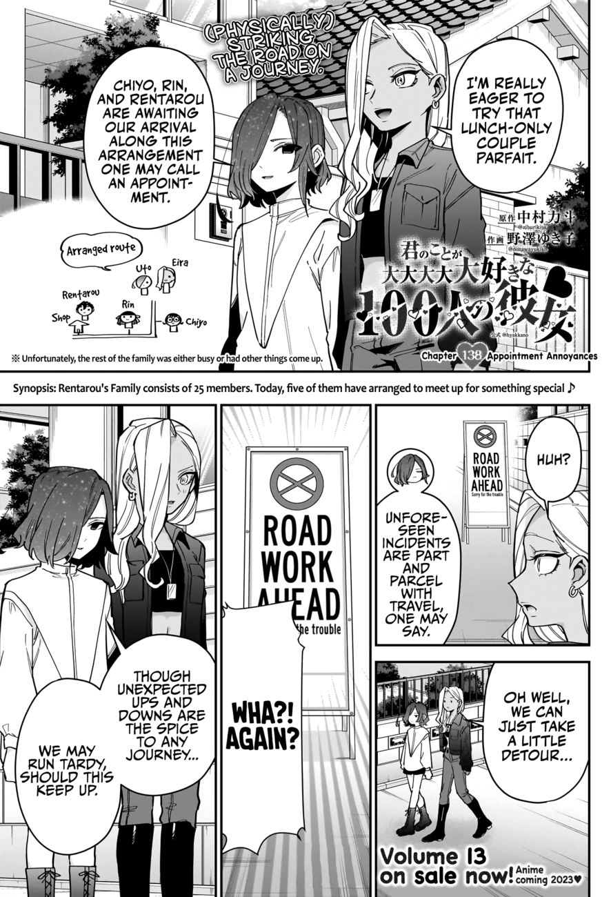 The 100 Girlfriends Who Really, Really, Really, Really, Really Love You - Chapter 138 Page 2