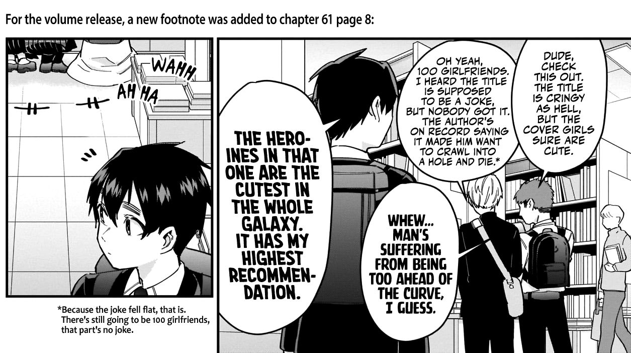 The 100 Girlfriends Who Really, Really, Really, Really, Really Love You - Chapter 68.5 Page 22