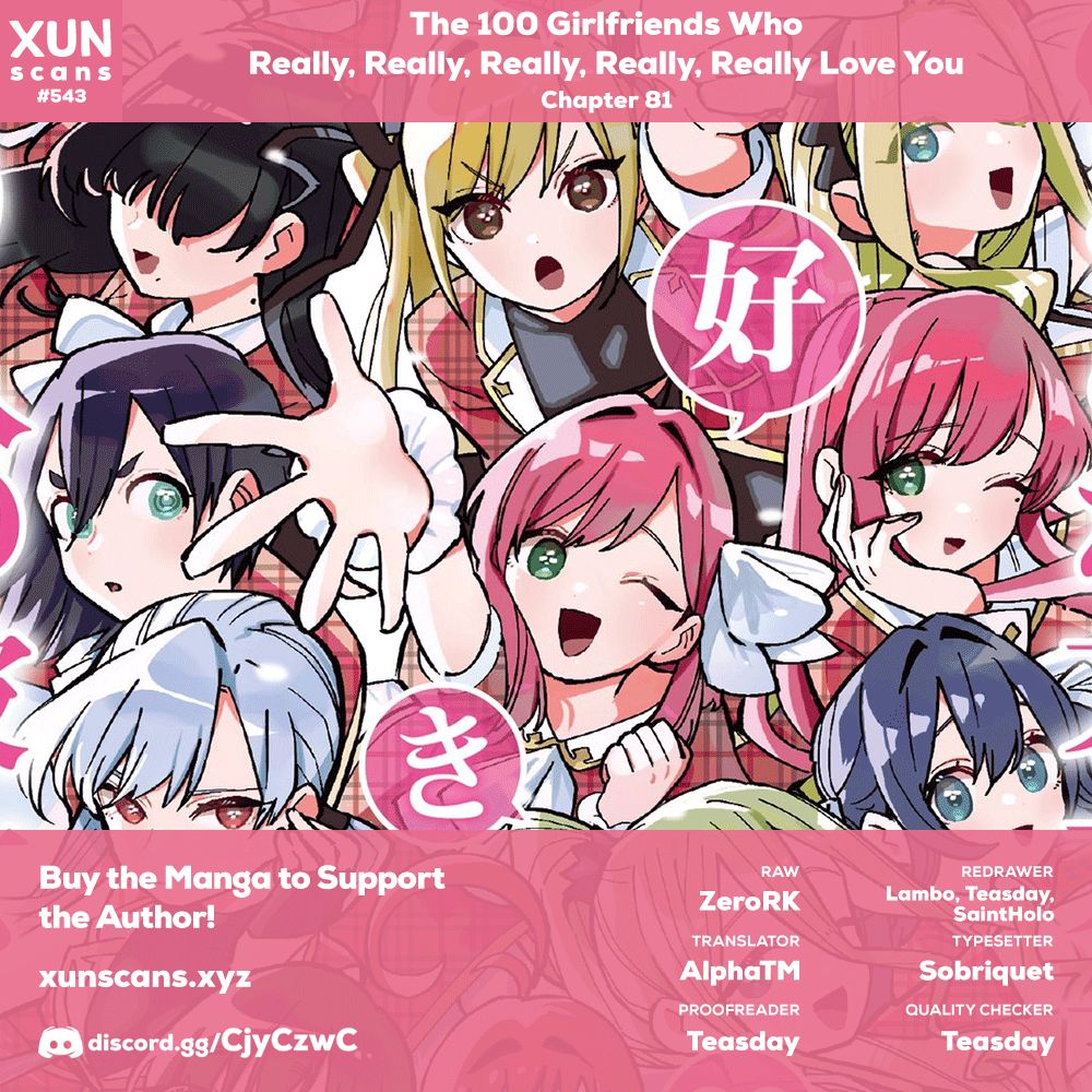 The 100 Girlfriends Who Really, Really, Really, Really, Really Love You - Chapter 81 Page 1